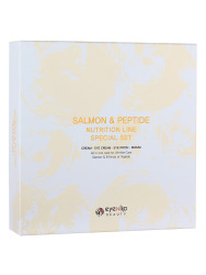  ENL SALMON OIL Набор для лица Salmon & peptide nutrition line special set (крем/лица, крем/век, сыворотка, патчи)