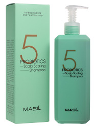  MAS 5PRO Шампунь для кожи головы глубокоочищающий с пробиотиками MASIL 5 PROBIOTICS SCALP SCALING SHAMPOO 500ml