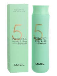  MAS 5PRO Шампунь для кожи головы глубокоочищающий с пробиотиками MASIL 5PROBIOTICS SCALP SCALING SHAMPOO 300ml