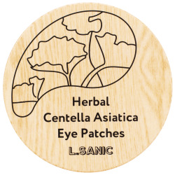  LSN EYE Патчи гидрогелевые с экстрактом центеллы Herbal Centella Asiatica Hydrogel Eye Patches, 60шт