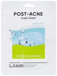 LSN Маска тканевая с экстрактом центеллы азиатской для проблемной кожи Centella Asiatica Post-Acne Mask Sheet, 25мл