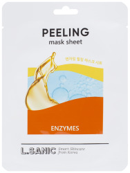  LSN Маска тканевая обновляющая с энзимами Enzymes Peeling Mask Sheet, 25мл