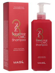  MAS 3SAL Шампунь для волос восстанавливающий с керамидами MASIL 3 SALON HAIR CMC SHAMPOO 500ml