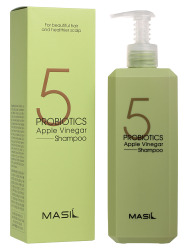  MAS 5PRO Шампунь от перхоти с яблочным уксусом MASIL 5 PROBIOTICS APPLE VINEGAR SHAMPOO 500ml