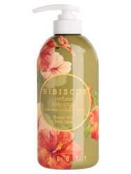  JGT Perfume Лосьон для тела парфюмированный с экстрактом гибискуса Jigott Hibiscus Perfume Body Lotion, 500ml