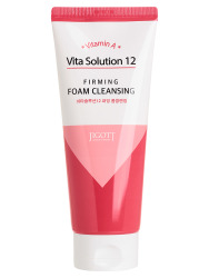  JGT FOAM Пенка для лица укрепляющая с витаминами Jigott Vita Solution 12 Firming Foam Cleansing 180ml