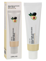  LBLG CREAM Крем для лица с экстрактом авокадо питательный LEBELAGE SOLUTION AVOCADO DEEP CREAM