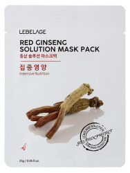  LBLG Маска тканевая LEBELAGE RED GINSENG SOLUTION MASK