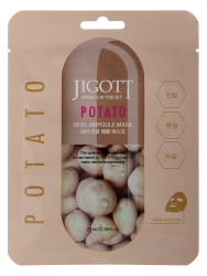  JGT Маска на тканевой основе JIGOTT POTATO REAL AMPOULE MASK