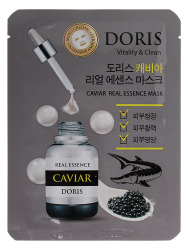  JGT Маска на тканевой основе DORIS CAVIAR REAL ESSENCE MASK, 25ml