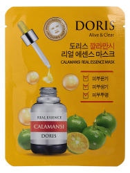  JGT Маска на тканевой основе DORIS CALAMANSI REAL ESSENCE MASK, 25ml