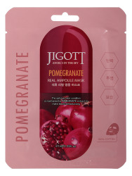  JGT Маска на тканевой основе JIGOTT POMEGRANATE REAL AMPOULE MASK