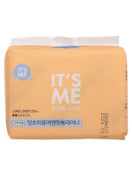  It's Me Pure & Fit Прокладки женские гигиенические ежедневные, 2 капли It's Me Pure & Fit Long Pantyliner 20p