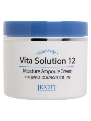  JGT VITA C Крем для лица ампульный увлажняющий JIGOTT VITA SOLUTION 12 MOISTURE AMPOULE CREAM 100ml