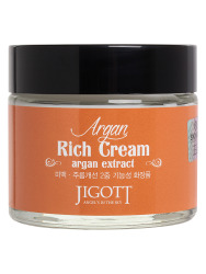  JGT CREAM Крем для лица с аргановым маслом JIGOTT ARGAN RICH CREAM, 70 ml