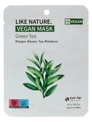  ENL MASK Vegan Маска для лица тканевая Like Nature Vegan Mask Pack # Green Tea