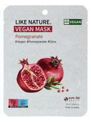  ENL MASK Vegan Маска для лица тканевая Like Nature Vegan Mask Pack # Pomegranate