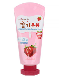  ВЛК Kwailnara Milk Пенка для лица с экстрактом клубники Kwailnara Strawberry Milk Cleansing Foam 120ml