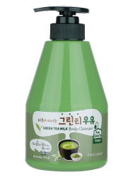  ВЛК Kwailnara MB GT Гель для душа с ароматом зеленого чая Kwailnara Green Tea Milk Body Cleanser 560g