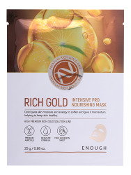  ЕНФ RG Маска на тканевой основе питательная с золотом Rich Gold Intensive Pro Nourishing mask [25g]