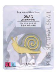  СМ Pure Natural Маска тканевая Pure Natural Mask Sheet (Snail Brightening)