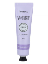  ДП HAND Крем для рук с маслом ши с ароматом ягод DEOPROCE SHEA BUTTER INTENSIVE HAND CREAM BLACK BERRY BAY 30g