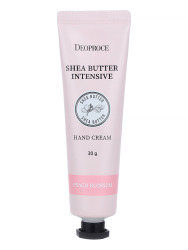  ДП HAND Крем для рук с маслом ши и персика DEOPROCE SHEA BUTTER INTENSIVE HAND CREAM PEACH BLOSSOM 30g