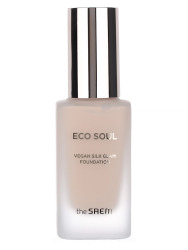  СМ Eco Soul Vegan Основа тональная для лица Eco Soul Vegan Silk Glam Foundation 19 pale beige 30ml