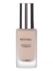  СМ Eco Soul Vegan Основа для лица тональная Eco Soul Vegan Silk Glam Foundation 23 natural beige 30ml