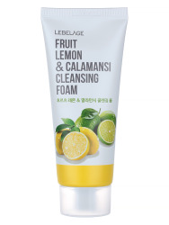  LBLG FOAM Пенка для лица очищающая с экстрактами лимона и каламанси LEBELAGE FRUIT LEMON&CALAMANSI CLEANSING FOAM