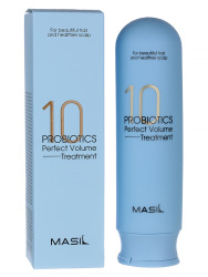  MAS 10PRO Маска для волос для объема волос с пробиотиками MASIL 10 PROBIOTICS PERFECT VOLUME TREATMENT 300ml