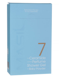  MAS 7 CERAMIDE Гель для душа парфюмированный с керамидами в стиках MASIL 7 CERAMIDE PERFUME SHOWER GEL STICK POUCH 8ml*20 (BABY POWDER)