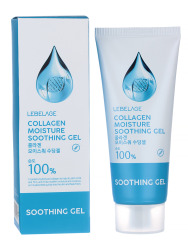  LBLG GEL Гель для лица и тела увлажняющий с коллагеном LEBELAGE COLLAGEN MOISTURE PURITY 100% SOOTHING GEL 100ml