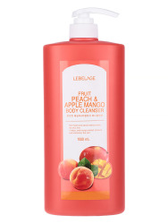  LBLG CLEANSER Гель для душа с экстрактами персика и манго LEBELAGE FRUIT PEACH & APPLE MANGO BODY CLEANSER