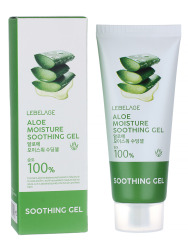  LBLG GEL Гель для лица и тела успокаивающий с алоэ LEBELAGE ALOE MOISTURE PURITY 100% SOOTHING GEL 100ml