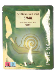  СМ Pure Маска для лица тканевая Pure Natural Mask Sheet (Snail) 20мл