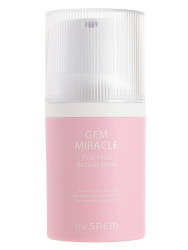  СМ Gem Miracle Маска для лица пузырьковая очищающая Gem Miracle Pink Pearl Bubble Mask_50g