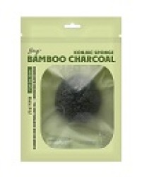  СНГ Спонж косметический (конняку) для жирной кожи Bamboo Charcoal Konjac Sponge