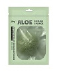  СНГ Спонж косметический (конняку) для чувствительной кожи Aloe Konjac Sponge