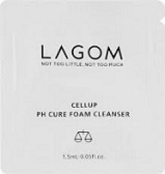  LGM CELLUP Пенка для лица очищающая слабокислотная (SACHET) LAGOM CELLUP PH CURE FOAM CLEANSER 1.5mL