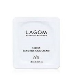  LGM CELLUS Крем для лица успокаивающий с экстрактом центеллы азиатской (SACHET) LAGOM CELLUS SENSITIVE CICA CREAM 1.5mL