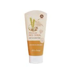  CELL FOAM Пенка для лица очищающая с рисом CELLIO PREMIUM RICE CEREAL DEEP CLEANSING FOAM