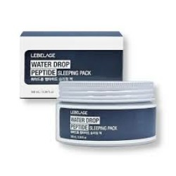  LBLG MASK Маска для лица ночная с пептидами LEBELAGE WATER DROP PEPTIDE SLEEPING PACK,100 мл