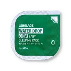  LBLG MASK Маска для лица ночная с центеллой азиатской (пробник) LEBELAGE WATER DROP CICA BABY SLEEPING PACK 8g