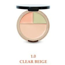  СМ Cover P Тональное средство для лица (палетка) Cover Perfection Triple Foundation Balm 1.0 Clear Beige