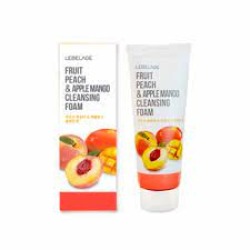  LBLG FOAM Пенка для лица очищающая с экстрактами персика и манго LEBELAGE FRUIT PEACH&APPLE MANGO CLEANSING FOAM