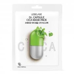  LBLG Маска для лица тканевая с экстрактом центеллы азиатской LEVELAGE Dr. CAPSULE CICA MASK PACK 