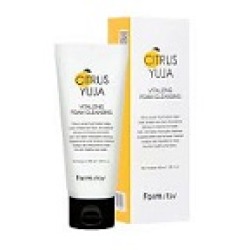  ФМС YUJA Пенка для умывания с экстрактом юдзу освежающая FarmStay Citrus Yuja Vitalizing Foam Cleansing 100мл