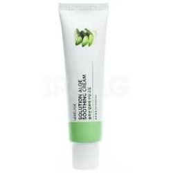  LBLG CREAM Крем для лица с экстрактом алоэ успокаивающий LEBELAGE SOLUTION ALOE SOOTHING CREAM