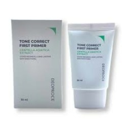  ДП PRIMER Праймер для лица тонирующий для чувствительной кожи DEOPROCE TONE CORRECT FIRST PRIMER,30мл